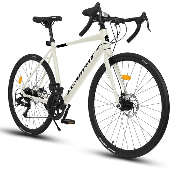 Ambifirner Road Bike 700C Frame 16 Speed Double Disc Brake for Mens Women Bicycle
