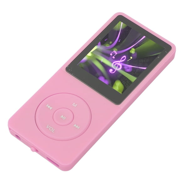 Lecteur MP3 Portable, 30 Heures d'Autonomie MP3 Multifonction avec Radio FM, Enregistreur Vocal, Fonction Livre Numérique, Mémoire 8 Go Extensible 64 Go