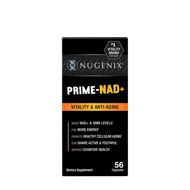 glutathione prime Nugenix® Prime-NAD+, with Resveratrol, Glutathione, & CoQ10, Boost NAD+ & NMN Levels for Anti-Aging, Cell Health & Energy, 56 Capsules sunscreen skin brightening