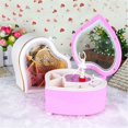 thumbnail image 3 of Music Jewellery Box Heart Shape Dancing Ballerina Gift For Girls Valentine‘s Day, 3 of 8