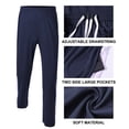 thumbnail image 5 of 2 Pack Men's Sweatpants Athletic Lounge Pants Open Bottom Casual Jersey Pants for Men with Pocket, 5 of 6