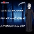 thumbnail image 4 of Disfraz Dress Up America Grim Reaper para Halloween para niños, tamaño grande, 4 of 7
