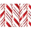 Pack of 1, Jumbo Candy Canes Wrapping Paper 24" x 417', Half Ream Roll for Celebration, Party, Holiday, Birthday and Events, Made in USA