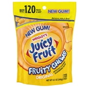 Juicy Fruit, Fruity Sugarfree Chewing Gum, 120 ct