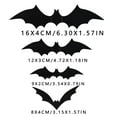 thumbnail image 3 of Flying Bat Clings Waterproof Adhesive PVC Stickers Realistic Bat Wall Decals Halloween Decoration for Home Decoration, 3 of 8