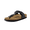 Black, variant on Cushionaire Leah Thong Sandals for Women - Cork Footbed Flip Flops for Women with Memory Foam and Adjustable Buckle Strap