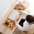 thumbnail image 3 of Thanksgiving Day Large Gaming Mouse Pad Extended Fall Pumpkin Sunflower Mouse Pads with Stitched Edges, Washable, Waterproof Water Resist Keyboard Pad for Gamer, Office & Home, 31.5 X 11.8 in, 3 of 7