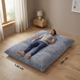 thumbnail image 3 of MAGMALIFE Sofá Puff Extra Grande 3 En 1, Espuma Memory Foam y Funda Suave, 3 of 8