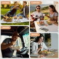thumbnail image 6 of Adult Lunch Box – Bento Box & Lunch Containers for Adults, Stackable, Leakproof, Microwave Safe, Portable Lunchbox for Work, Travel, Meal Prep, Durable & Easy to Carry (Brown), 6 of 9