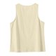 thumbnail image 5 of Camisetas de Verano de Mujer Casual Linen sin Mangas de Cuello Redondo Botón para las Mujeres, 5 of 7