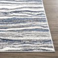 thumbnail image 5 of Abani Mist Collection Rippling Sand 6' x 9' Blue Grey Modern Area Rug, 5 of 5