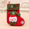 thumbnail image 1 of Calcetines rojos de Navidad, adornos de alce, oso, muñeco de nieve, bolsas de regalos para fiesta de año nuevo, chimenea, árbol de Navidad, colgante de punto, decoración del hogar, 1 of 4