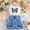k-47White103, variant on SONGGE Toddler Outfit Sets Summer Girls Small Children Blouse With Pattern Print On The Front Paired With Elastic Short Skirt With Drawstrings Casual Fashionable Two Piece Set Stylish Clothes Sets