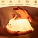 thumbnail image 2 of 1 pc Rabbit Baby Night Light, USB Rechargeable Bedside Lamp with T, 2 of 5