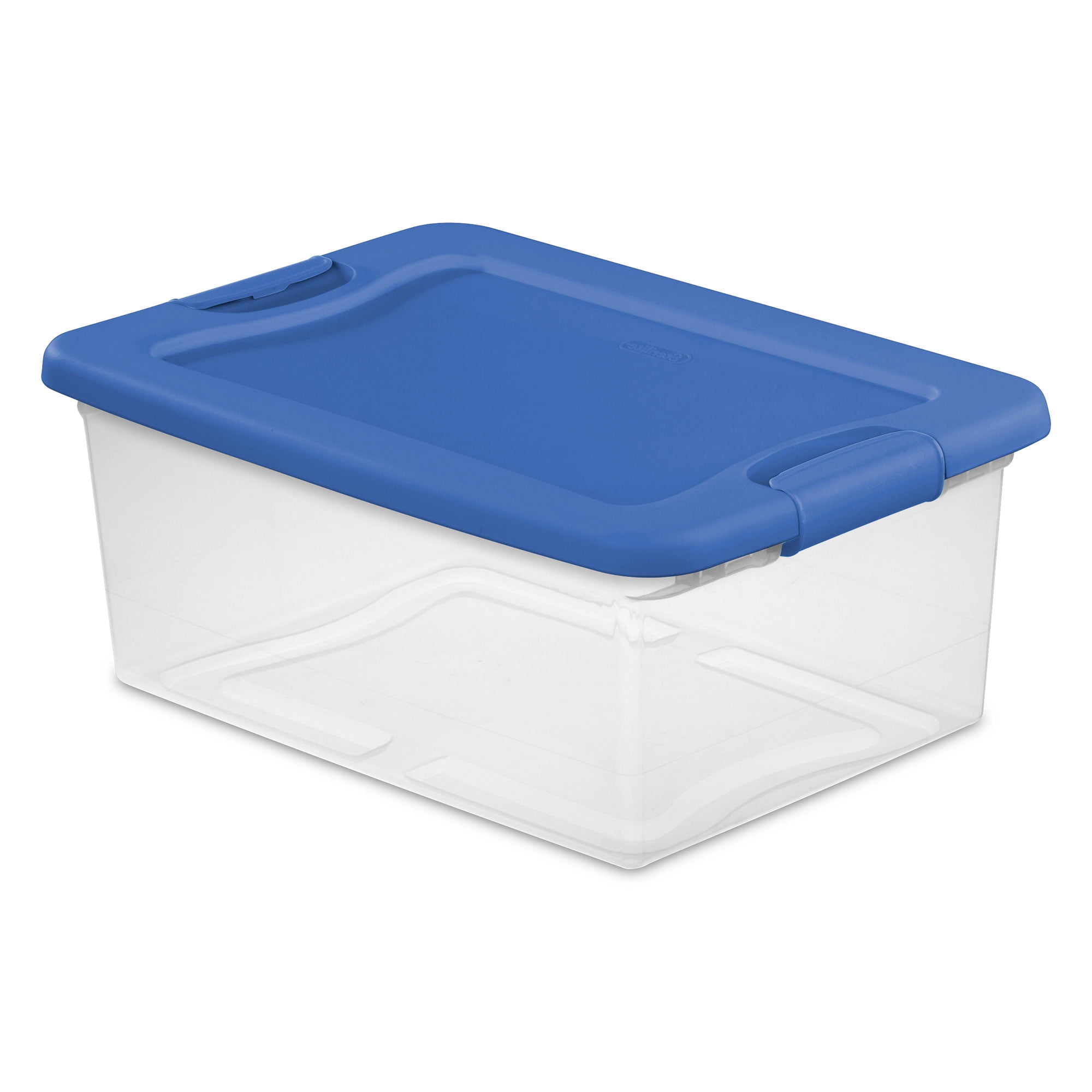 Sterilite 32 Quart Clear Stacking Storage Container with Gasket Lid, 12  Pack, 12pk - Fry's Food Stores