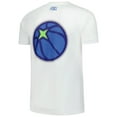 thumbnail image 3 of Unisex-FISLL  White Minnesota Timberwolves Burst Logo T-Shirt, 3 of 3