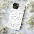 thumbnail image 5 of Shark Line Art iPhone Case – Minimalist Black & White Ocean Design Compatible with iPhone 16 15 14 13 12 11 Pro Max, 5 of 6