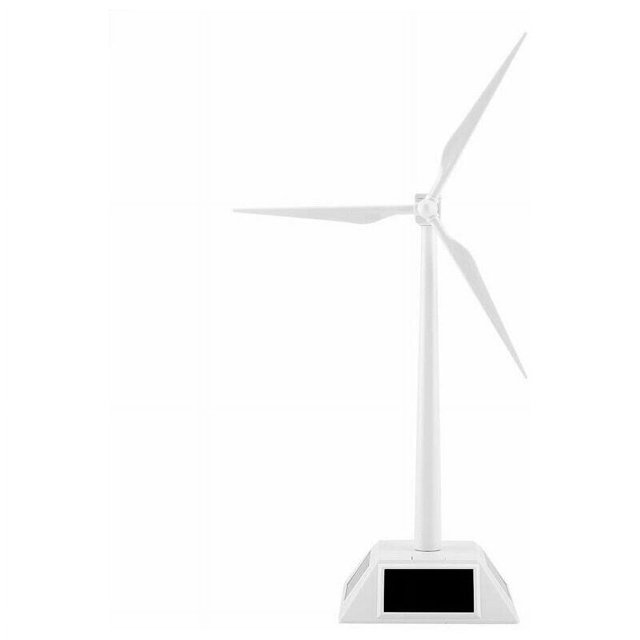 Mini turbina eólica solar, molino de viento 3D de escritorio, modelo ensamblado, herramienta de enseñanza de ciencias para niños, manualidades decorativas, juguete educativo para niños