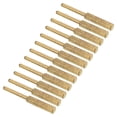 thumbnail image 1 of Unique Bargains 7/32 Inch Diamond Chainsaw Sharpener, 12 Pack Titanium Plating Sharpening Stone, Golden, 1 of 4