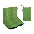 thumbnail image 4 of Botines de plumón, calcetines cálidos, pantuflas de plumón, cubrepiés térmicos, calcetines de plumón, calcetines para dormir, para snowboard, carpa, Verde, 4 of 8