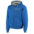 thumbnail image 2 of Men's Dunbrooke Royal Los Angeles Rams Craftsman Thermal-Lined Full-Zip Hoodie, 2 of 4