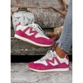 thumbnail image 1 of Sporty Sneakers For Women, Two Tone Lace-up Front Running Shoes, 1 of 4