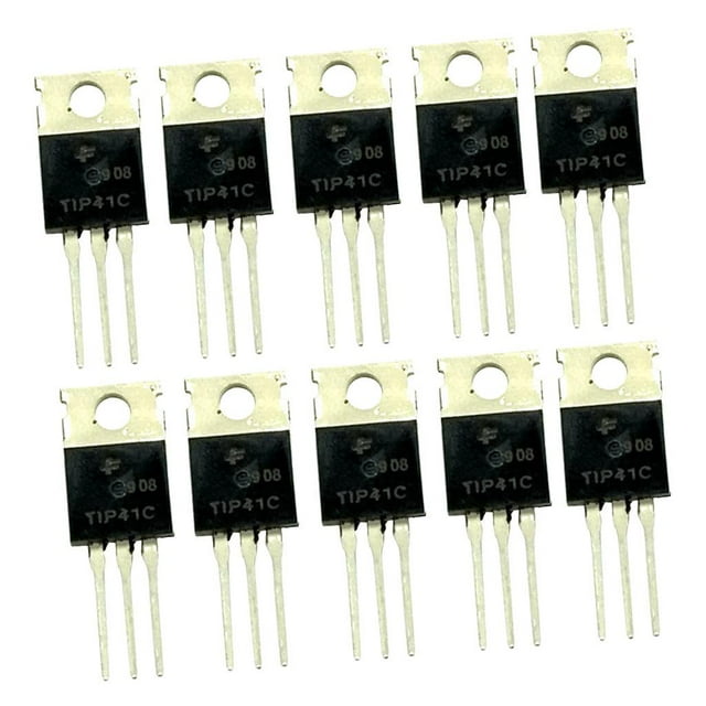 High Quality TIP41C Transistor Power NPN 100V 6A 65W (10 Pieces