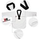 thumbnail image 2 of Uniforme de Taekwondo de algodón completo, ropa deportiva, disfraz de Karate para adultos y niños (190), 2 of 12
