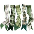 thumbnail image 1 of 5 uds. Bufanda ajustada verde, bufanda estrecha estampada, cinturón, pañuelo largo decorativo, bufandas para el cuello, bufanda ajustada verde, 1 of 10