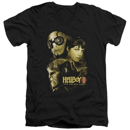 Hellboy II Ungodly Creatures S/S Adult V-Neck Black