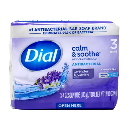 Dial Antibacterial Deodorant Soap Lavender & Twilight Jasmine (Pack of 10)