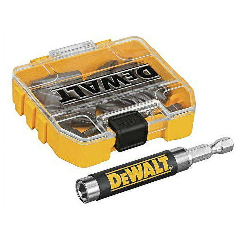 DEWALT DWAF2058CS 18 pc. Compact Magnetic Drive Guide Set Yellow