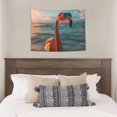 thumbnail image 4 of Kdxio Swimming Goggled Flamingo Wall Hanging Tapestries Banner For Bedroom College Dorm Home Living Room Party Decor 29X37 In, 4 of 8