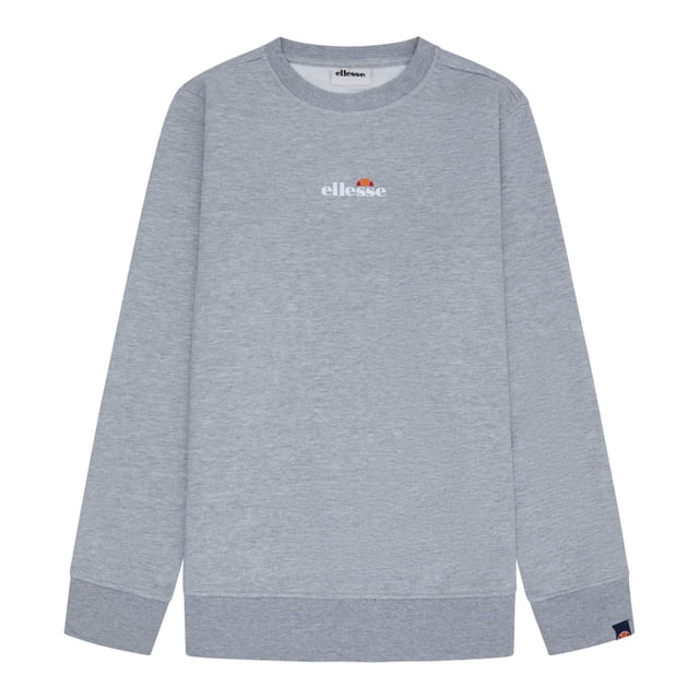 ellesse Sudadera para hombre - KIAMTO 2, jersey, cuello redondo, manga larga, logotipo Gris claro 2XL (XX-Large)