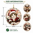 thumbnail image 3 of Christmas DIY Diamond Art Hanging Ornaments, 6-Piece Christmas Craft Kit with Sparkling Tree Pendants for Holiday Home Decor and Handmade Gifts, 3 of 7