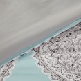 thumbnail image 5 of Comfort Spaces 3-Piece Twin/Twin XL Dorm Comforter Sets Medallion Print Microfiber Bedding Set Aqua, 5 of 7