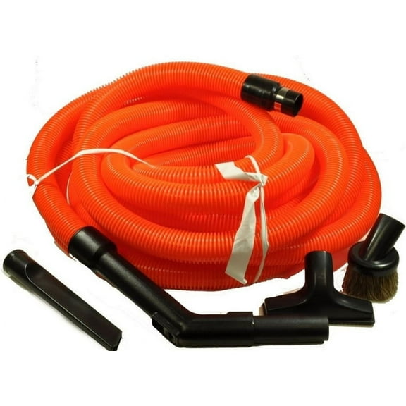 Central Vacuum Garage Kit with 30' Hose and Attachments for Beam