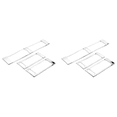 thumbnail image 1 of 2X Car Trim Kit Decoration Frame for W124 1986-1994 Chrome Styling, 1 of 8