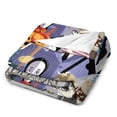 thumbnail image 4 of Manta de franela cálida y acogedora de la familia Addams para sala de estar, dormitorio, cama, sofá, camping, viajes, mantas de vellón para todas las estaciones, regalos para niños, niñas, niños y, 4 of 8