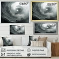 thumbnail image 4 of Designart "Spiraling Turbulent Turn In Grey" Abstract Spirals Picture Framed Wall Decor, 4 of 5