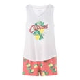 thumbnail image 7 of Joyspun Women's Printed Tank Top and Shorts Pajama Set, 2-Piece, Sizes XS-3X, 7 of 7