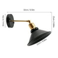 thumbnail image 2 of Industrial Wall Sconce Retro Vintage Barn Wall Mount Light with Metal Shade USA for Bedrooms, Living Rooms, Kitchens, Hallways, 2 of 18
