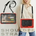 thumbnail image 7 of for Samsung Galaxy Tab S8/S7 Case 11 inch, 360 Rotating Shockproof Cover with Stand, Handle, Shoulder Strap (SM-X700/SM-T870), Red, 7 of 7