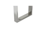 thumbnail image 4 of Michael Amini State St. Stainless Steel & Glass Dining Table in Off White, 4 of 4