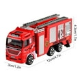 thumbnail image 2 of Fire Truck Toy under $5! Cagogo Alloy Fire Truck Toy, Realistic Emergency Vehicle forKids, Die Cast Metal Rescue Car, Miniature Simulation Fire Engine with Ladder, Children's Playtime Collection, 2 of 2