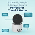 thumbnail image 6 of Adaptive Sound Technologies LectroFan Micro 2 - Portable Bluetooth Speaker & White Noise Machine - Compact Sound Machine for Travel - 11 Non-Looping Sounds for Sleep Support - White, 6 of 7