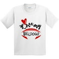 thumbnail image 3 of Inktastic Love My Bulldogs Football Youth T-Shirt, 3 of 5