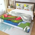 thumbnail image 2 of Dragon Ball Angry Piccolo Standing And Ready For Fighting Three Piece Duvet, 2 of 7
