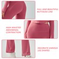 thumbnail image 3 of Pantalones de yoga para mujer Leggings acampanados Pantalones acampanados Leggings acampanados para mujer con control de barriga Cintura cruzada y pierna ancha, 3 of 5