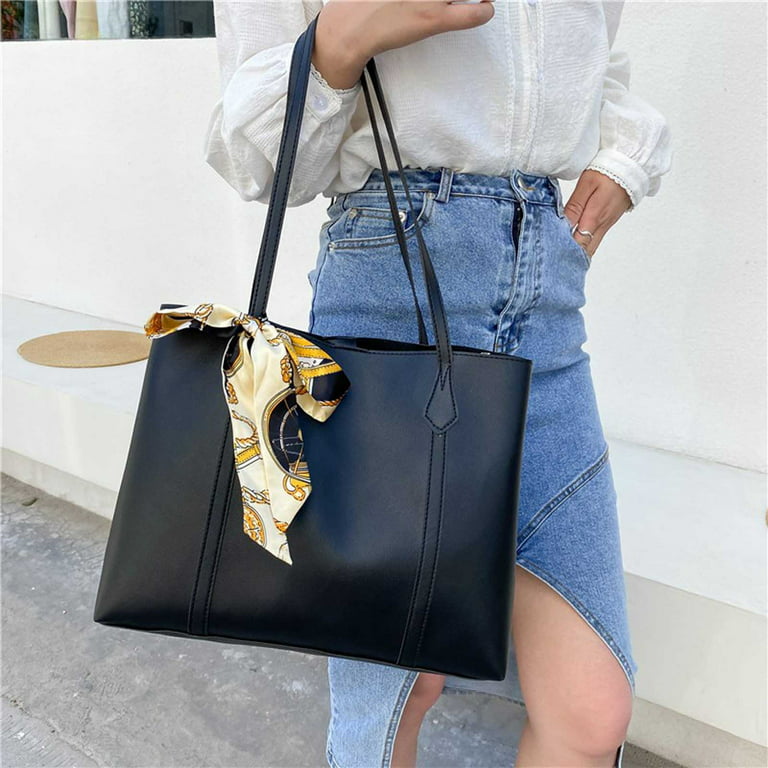 Juebong Women's Classic Silk Scarf Handbag